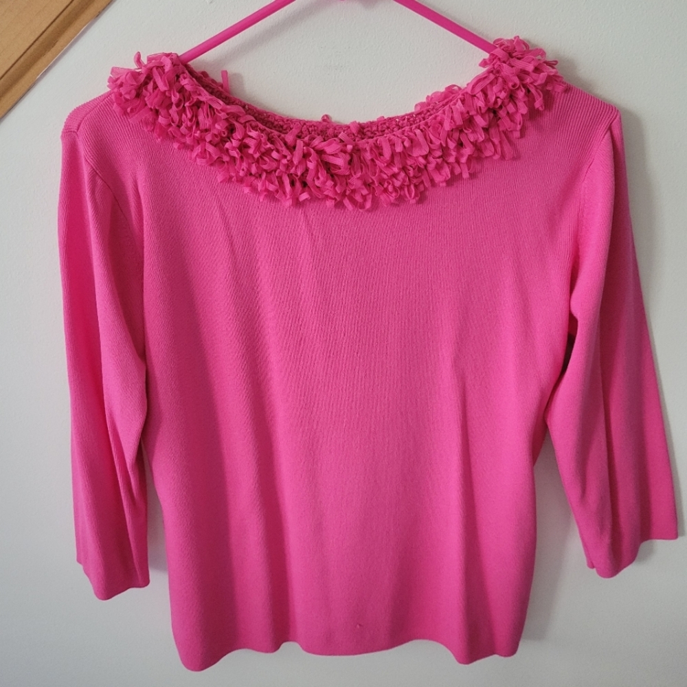 Hot Pink Dress Top